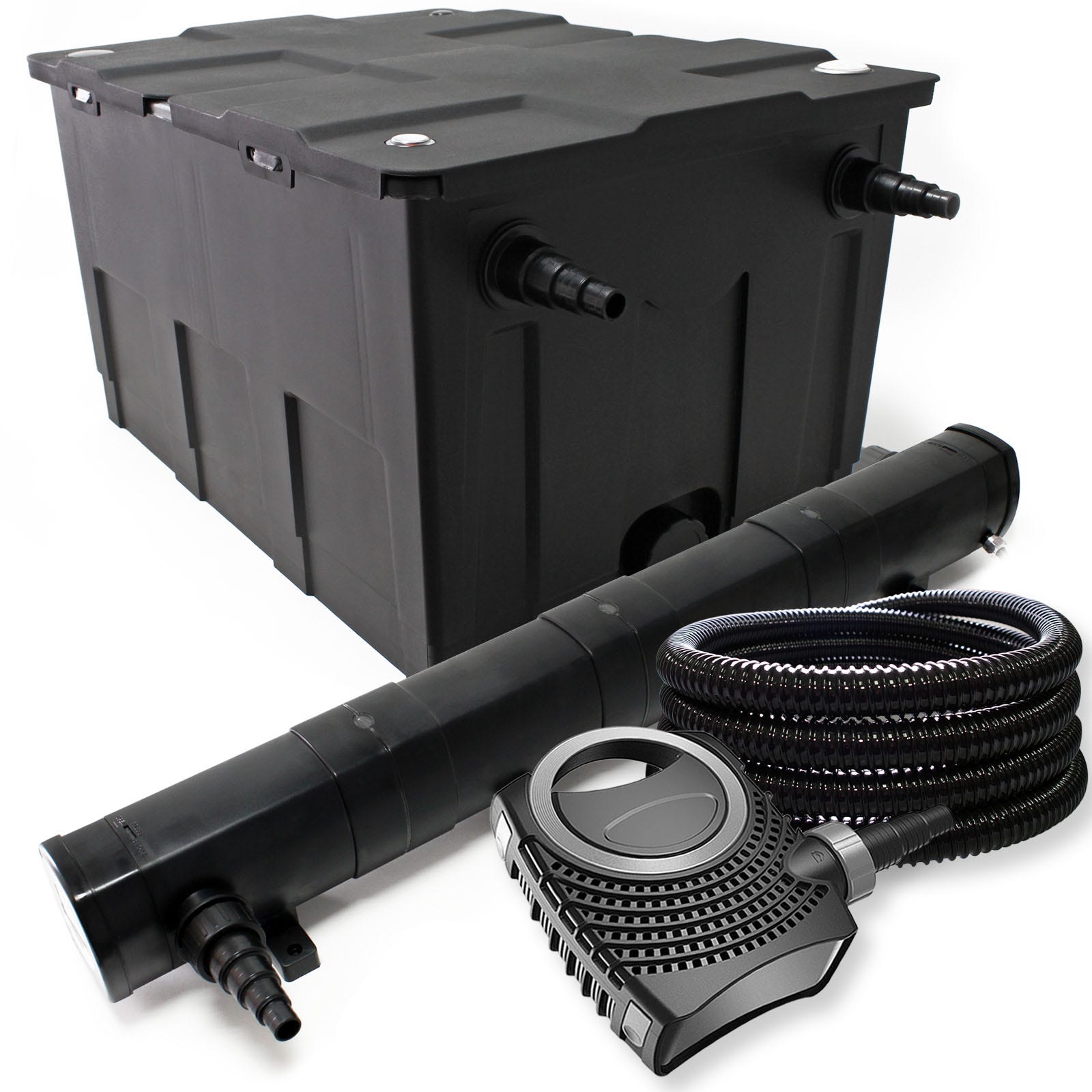 Set Filtrazione Laghetto 60.000L - Filtro Bio + UV 72W + Pompa - Kit Completo - Foto 1
