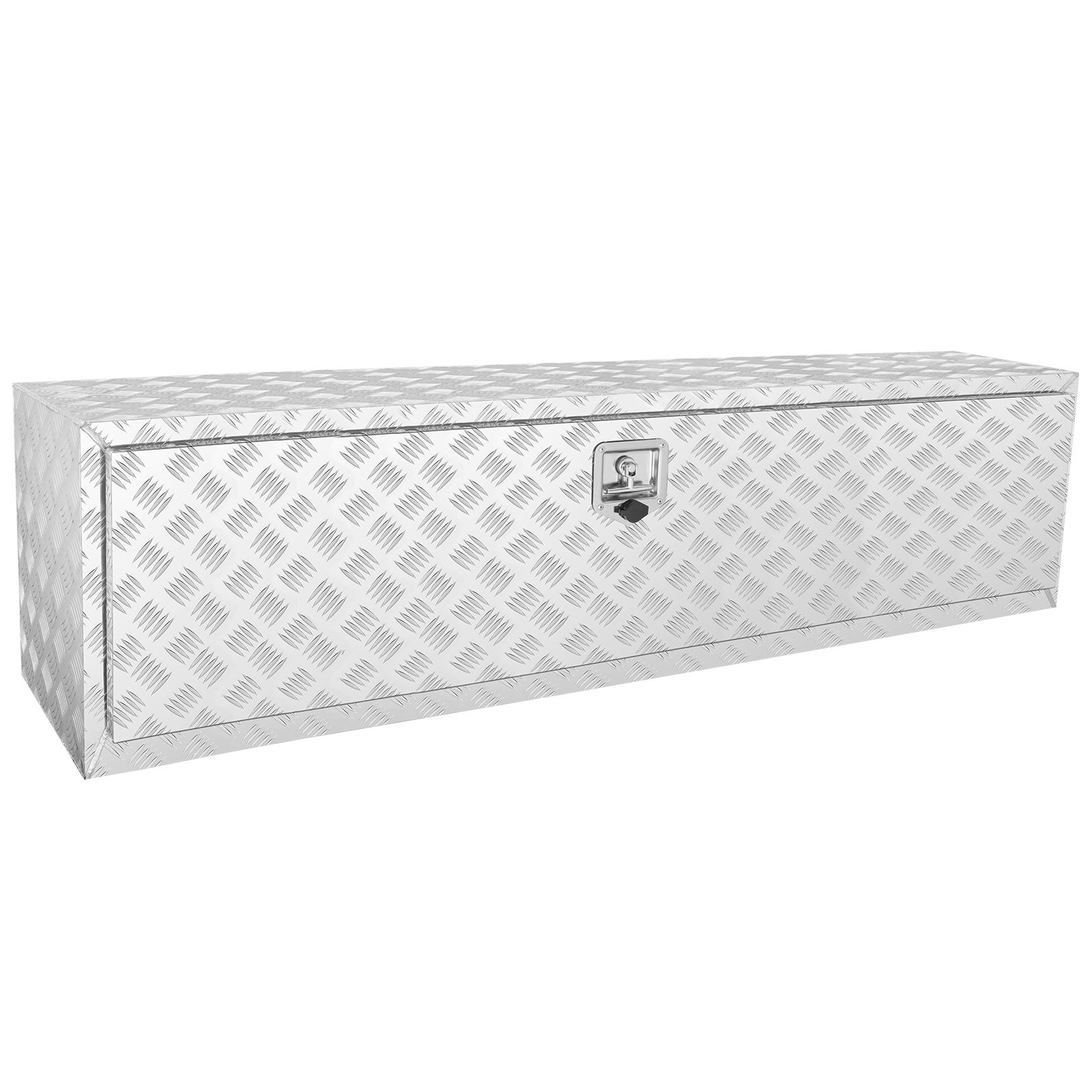 Skrzynia podwoziowa, skrzynia do przechowywania pick-upów o wymiarach 1524 x 430 x 460 mm, aluminiowa skrzynka narzędziowa z zamkiem i kluczami, VEVOR