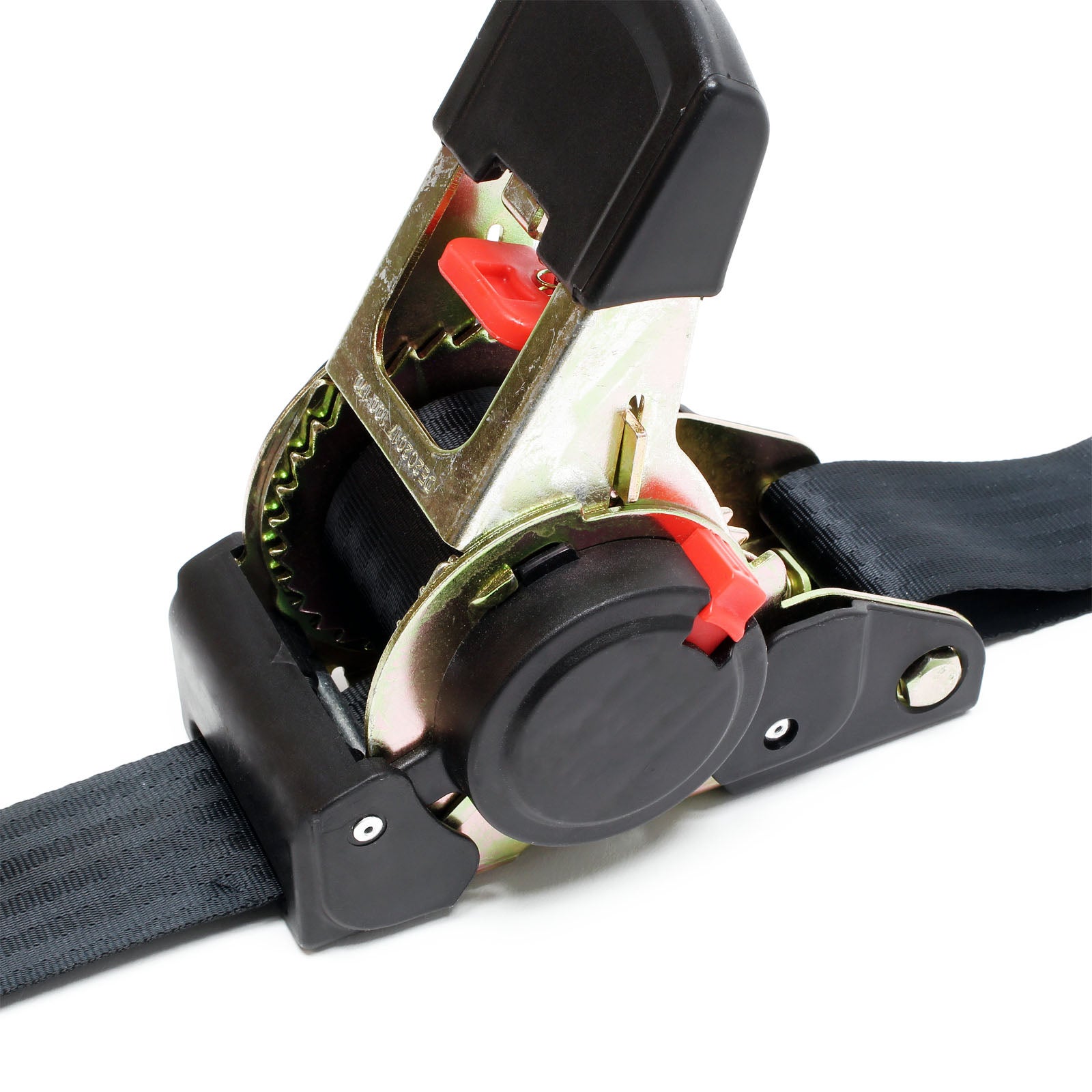 Correa de sujeción automática Cincha amarre 3 m x 50mm 750 daN Autoenrollable Asegurar cargas - 4