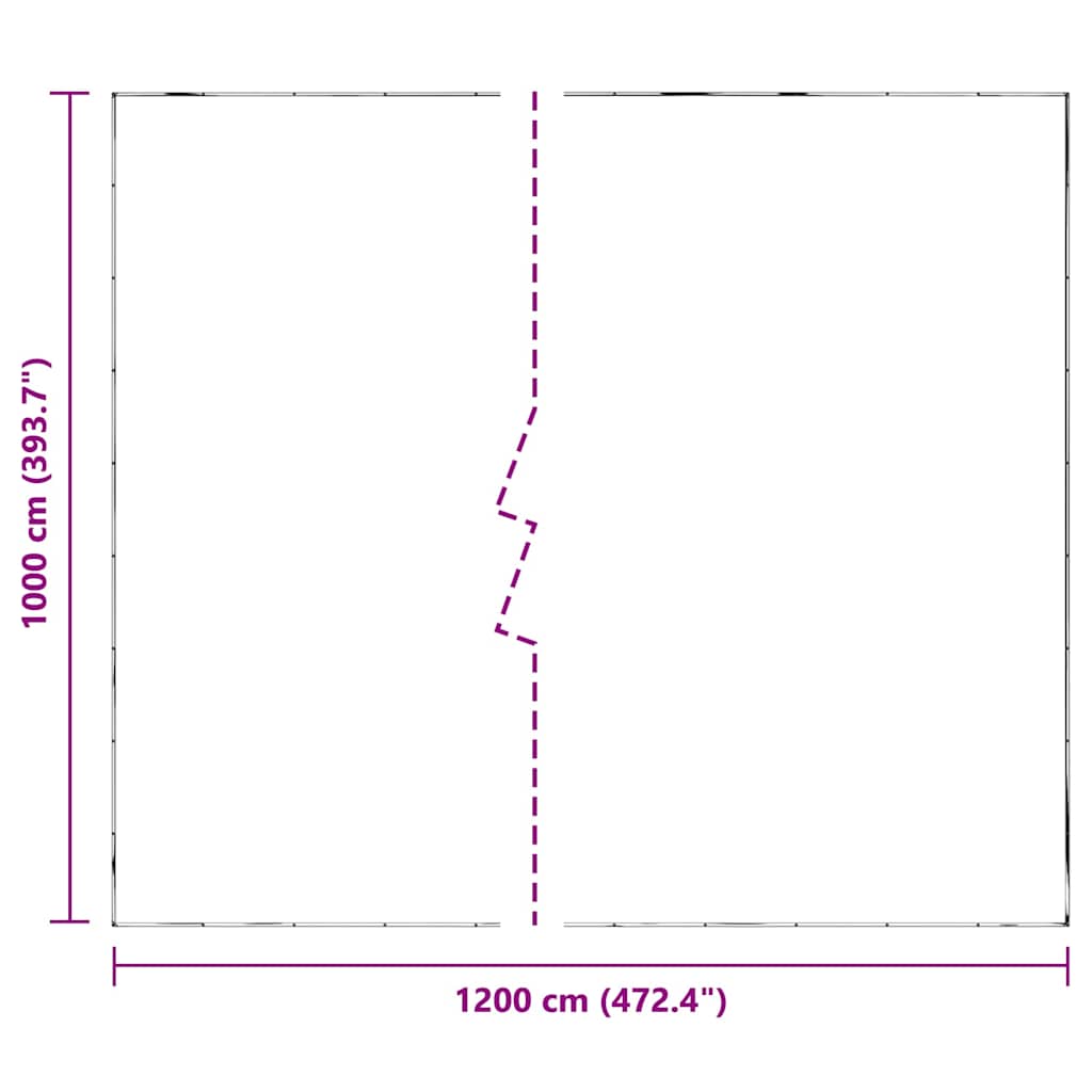 Lona transparente com ilhós de polietileno 10x12 m - COMFORTXL - 9
