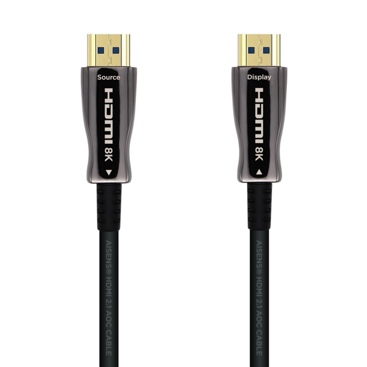 Kabel HDMI Aisens 20 m 48 Gbps 8K 60 Hz czarny