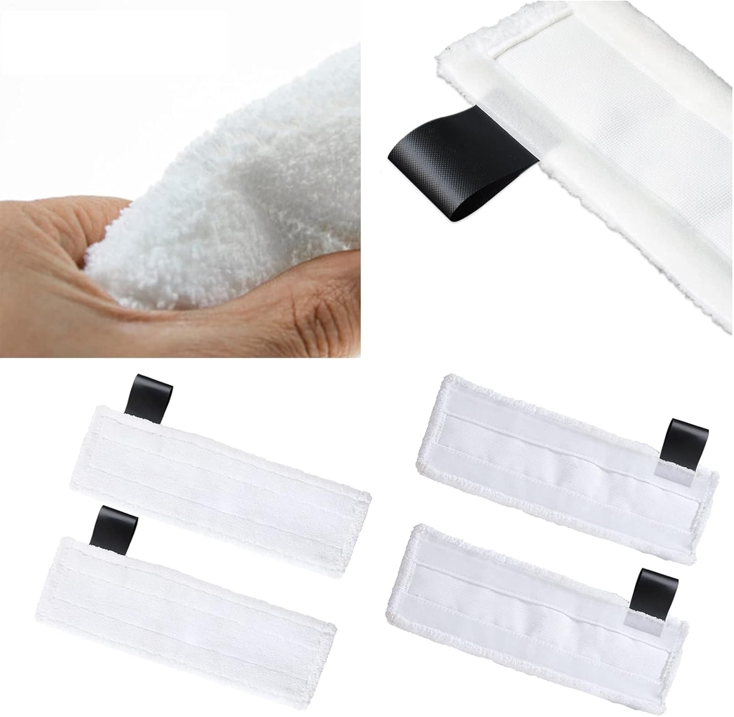 Set 8 Panni Microfibra Per Pulitore Vapore K&auml;rcher - EasyFix SC2, SC3, SC4, SC5