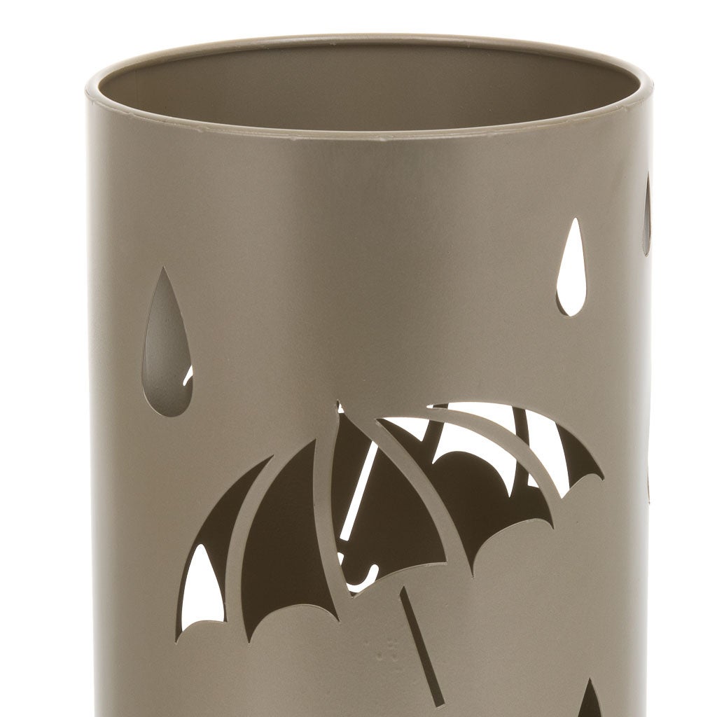 Porte-parapluie rond en métal doré d20x50h - 5