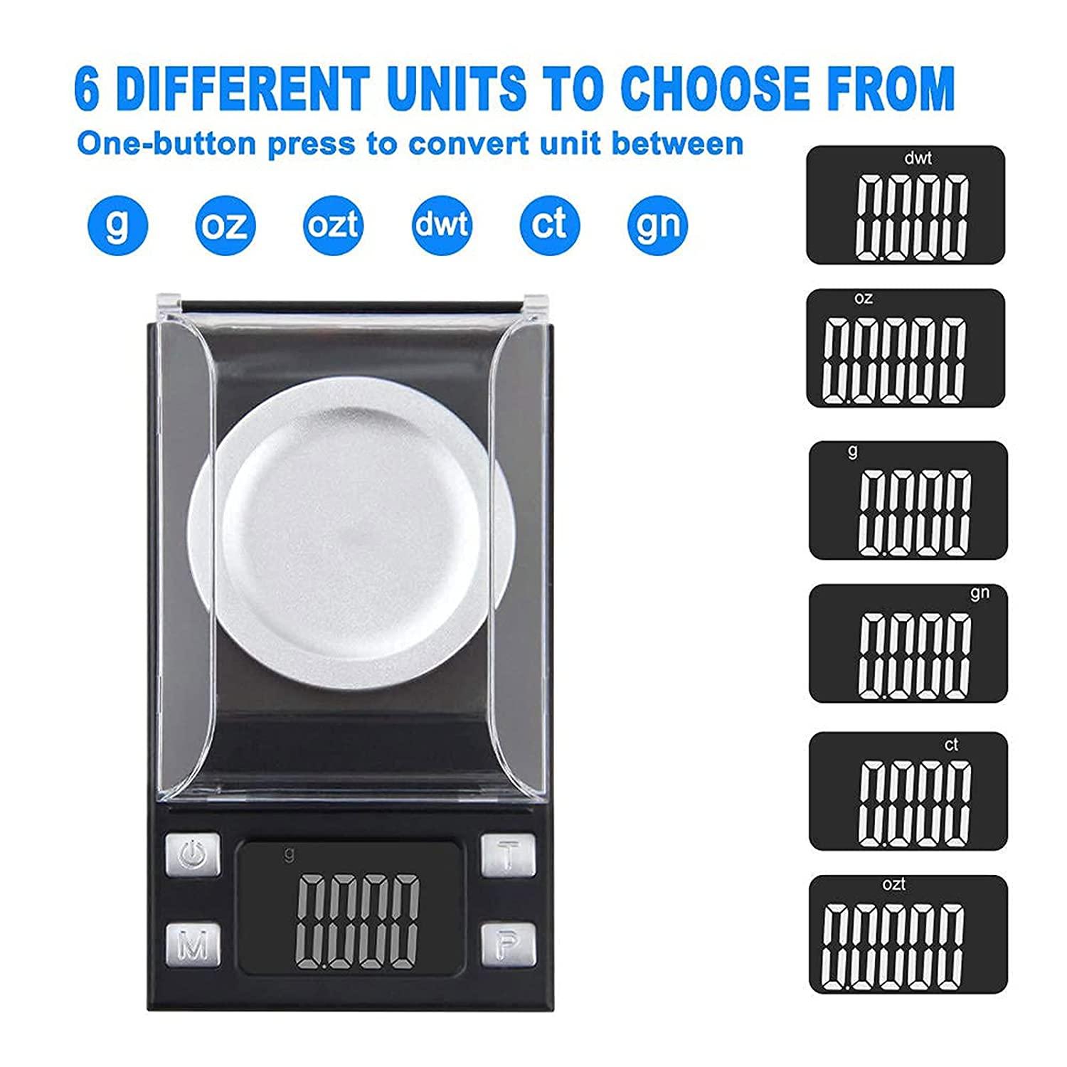 Mini balance numérique au format de poche 50 g / 0,001 g - 2