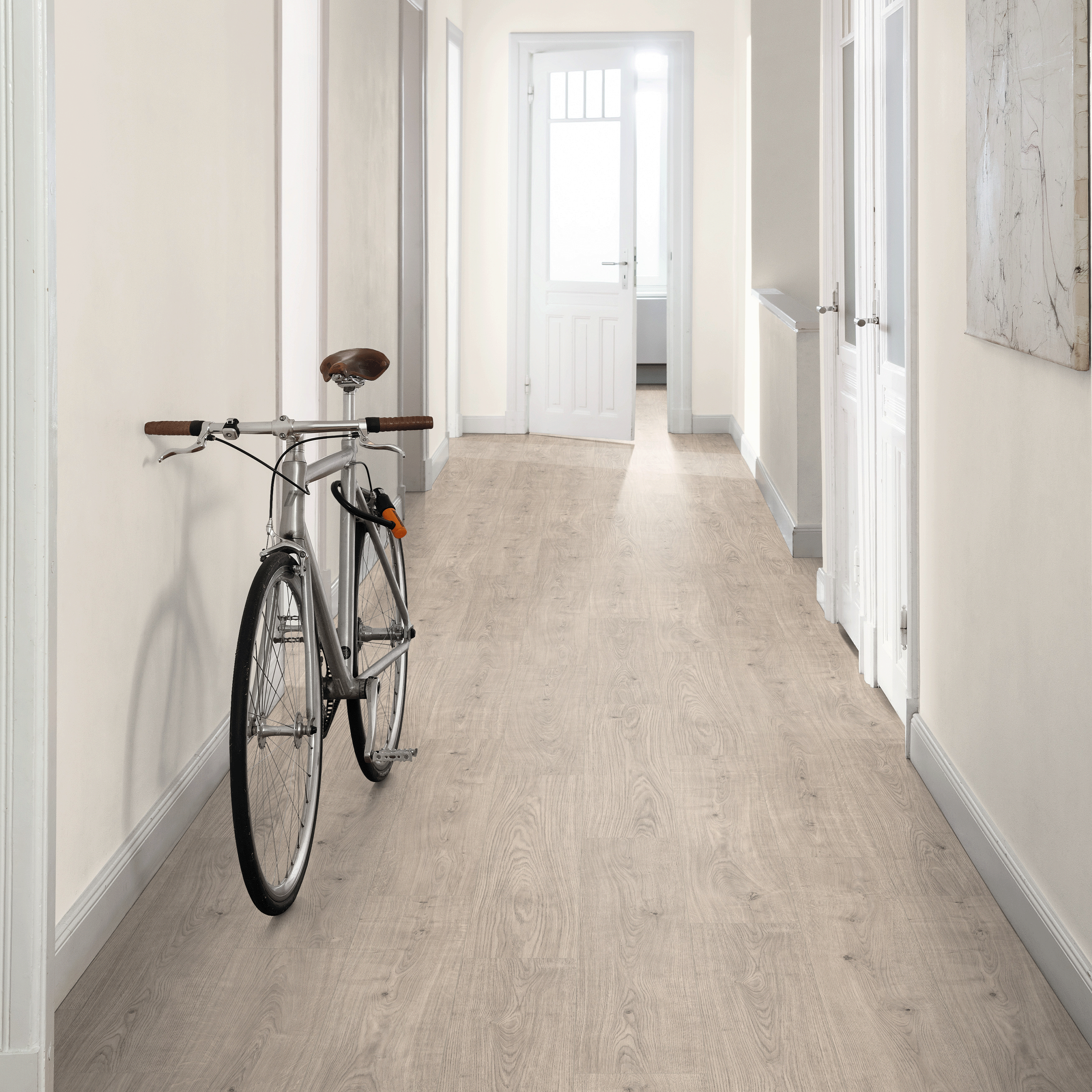 EGGER Podłogi laminowane NatureSense Aqua EL1037 Dąb Berdal szary 1292 x 193 x 8mm