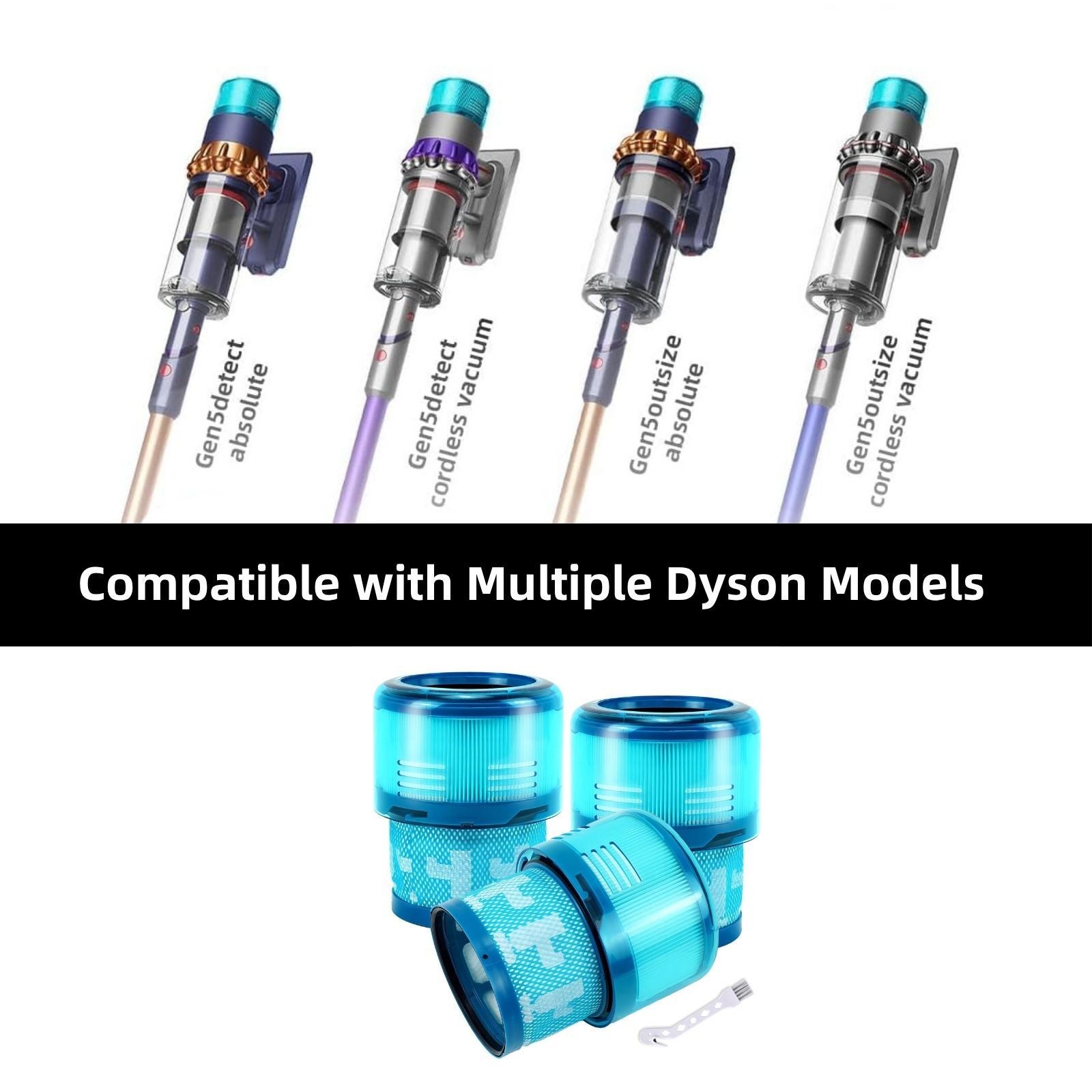Filtro para aspirador Dyson Gen5 / G5 Detect Outsize – 1 unidade ...