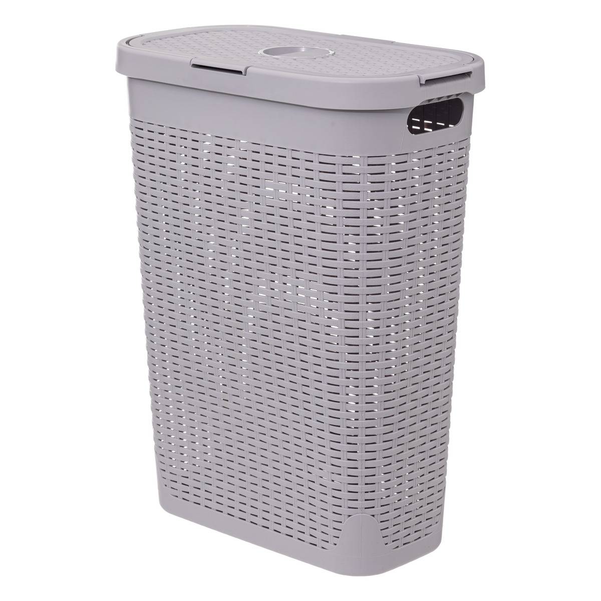 Cesta De Lino De Ratán 5five Simply Smart - 60 Litros, Para Almacenamiento O Decoración