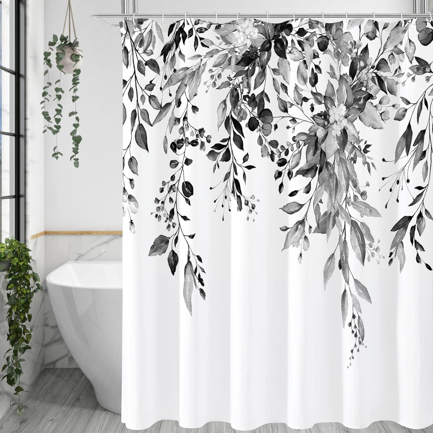 Rideau de Douche Fleurs Roses | Evasion Naturelle