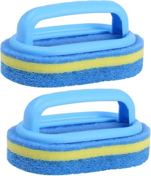 Spazzola Rotonda Per Piscina 40 Cm – Pulizia Facile, Setole Blu, HZL0025