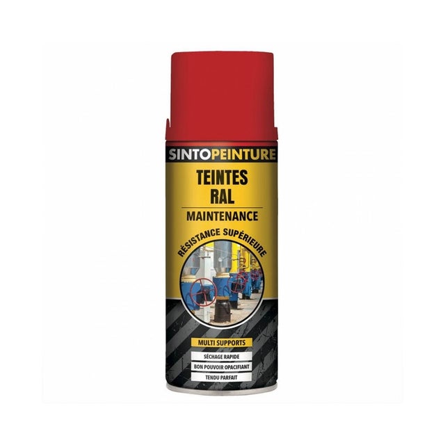 Peinture aérosol Teintes RAL Professionnels 400ml SINTO