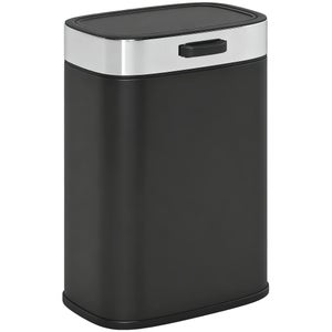 Relaxdays Pattumiera per il Piano Cucina, 5 L, Coperchio in Acciaio