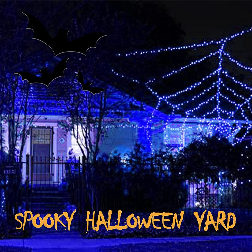 Guirlande Lumineuse de Noël, 20M 200 LED Lumières de Noël Intérieur et Extérieure Électrique 8 Modes Guirlande Décorative pour Fête Bleu - 9