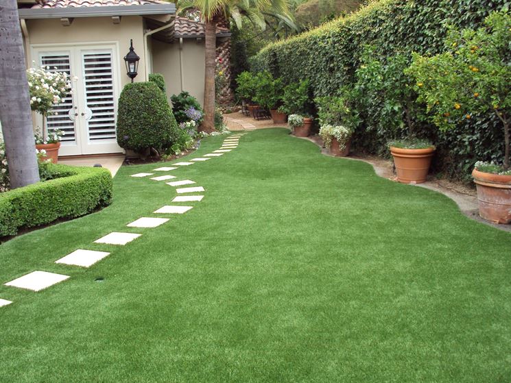 Divina Garden Prato sintetico tappeto erba finto artificiale 35 MM 2X25 MT 84827 - 7