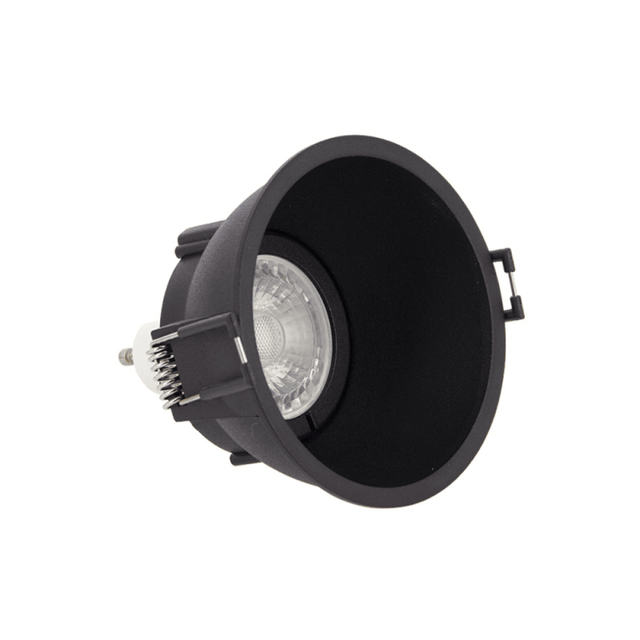 Xanlite - Spot GU10 50W 2700K Rond profond Noir IP20 - SP50RPN