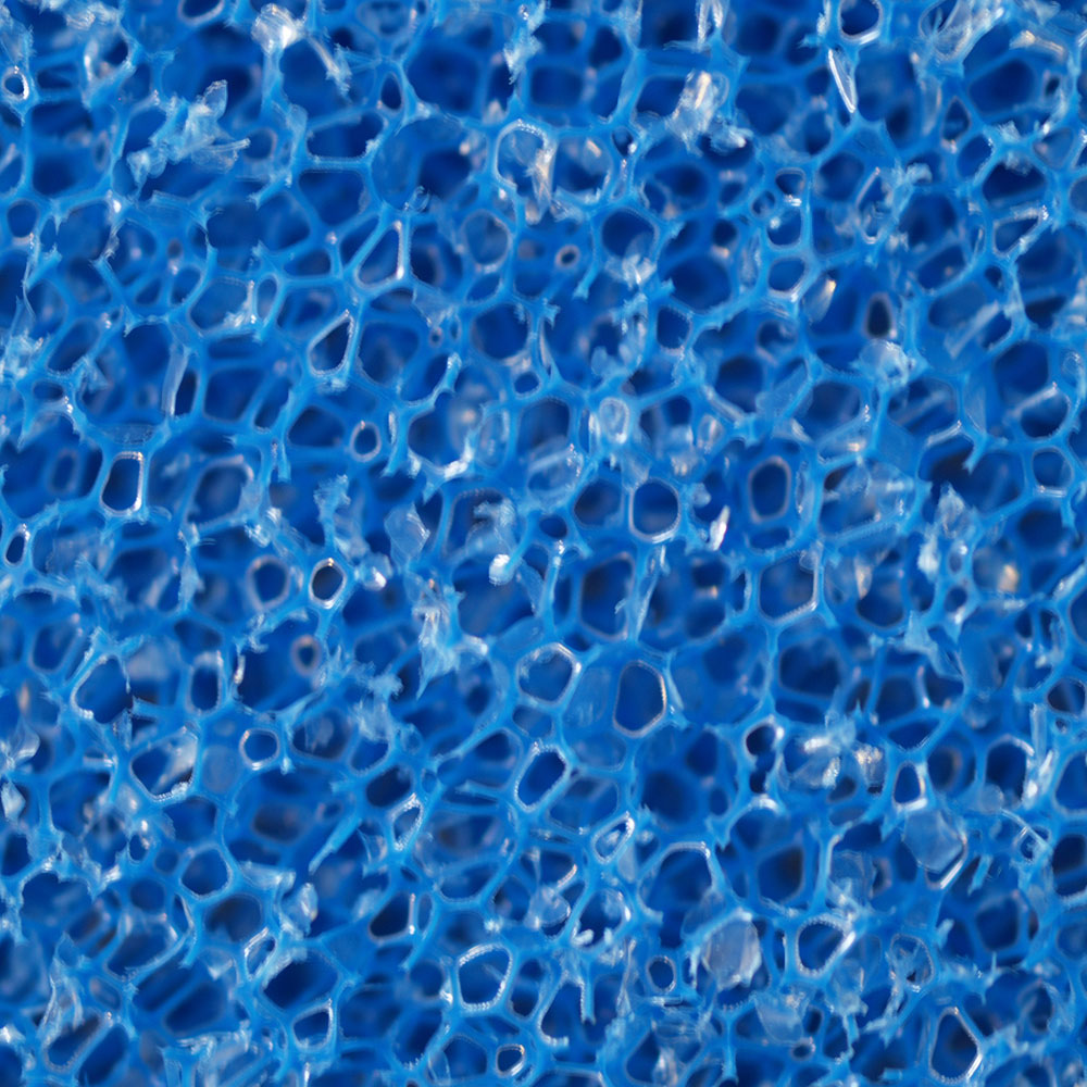 Tapis japonais filtrant - 50 x 50 x 5 cm / 10 ppi - grossier - Filtre de Bassin et d'Aquarium pour Filtration Eau HMF - couleur Wiltec - 2