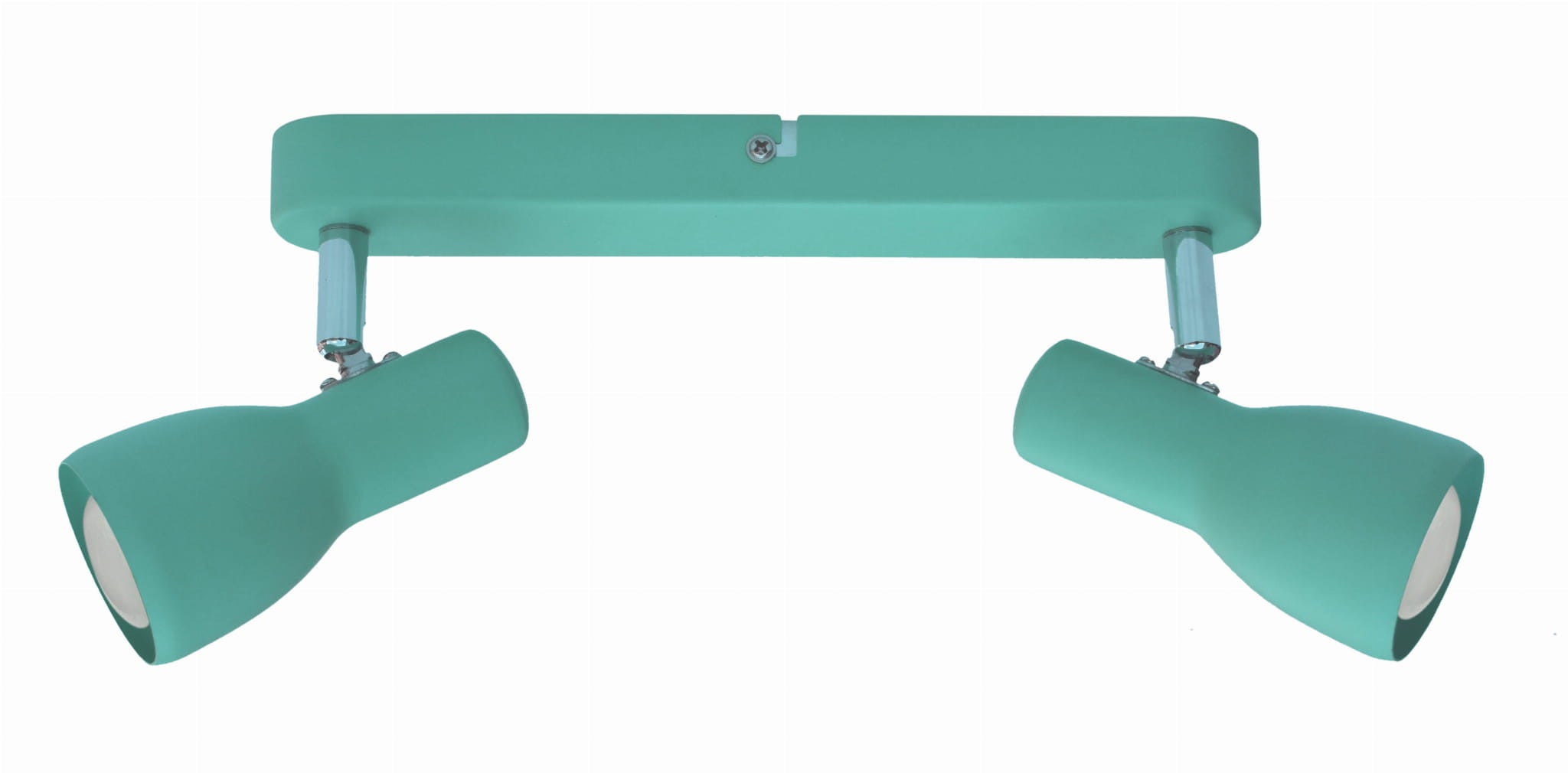 Reflektor sufitowy spot natynkowy Picardo listwa turkusowwy 2xE14x40W wym: 36 x 6 cm metal Candellux