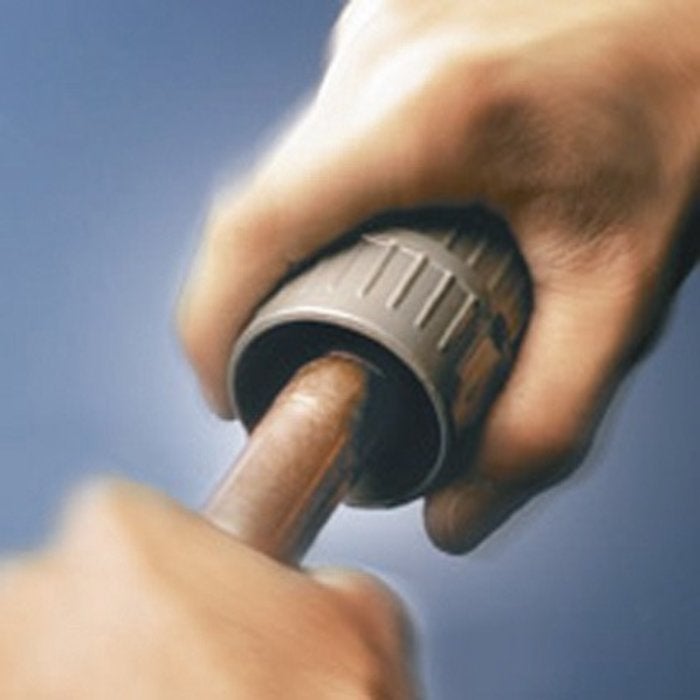 Barre de douche rénovation Odyssea - Diamètre tube 25 mm - Curseur à poignée - 5