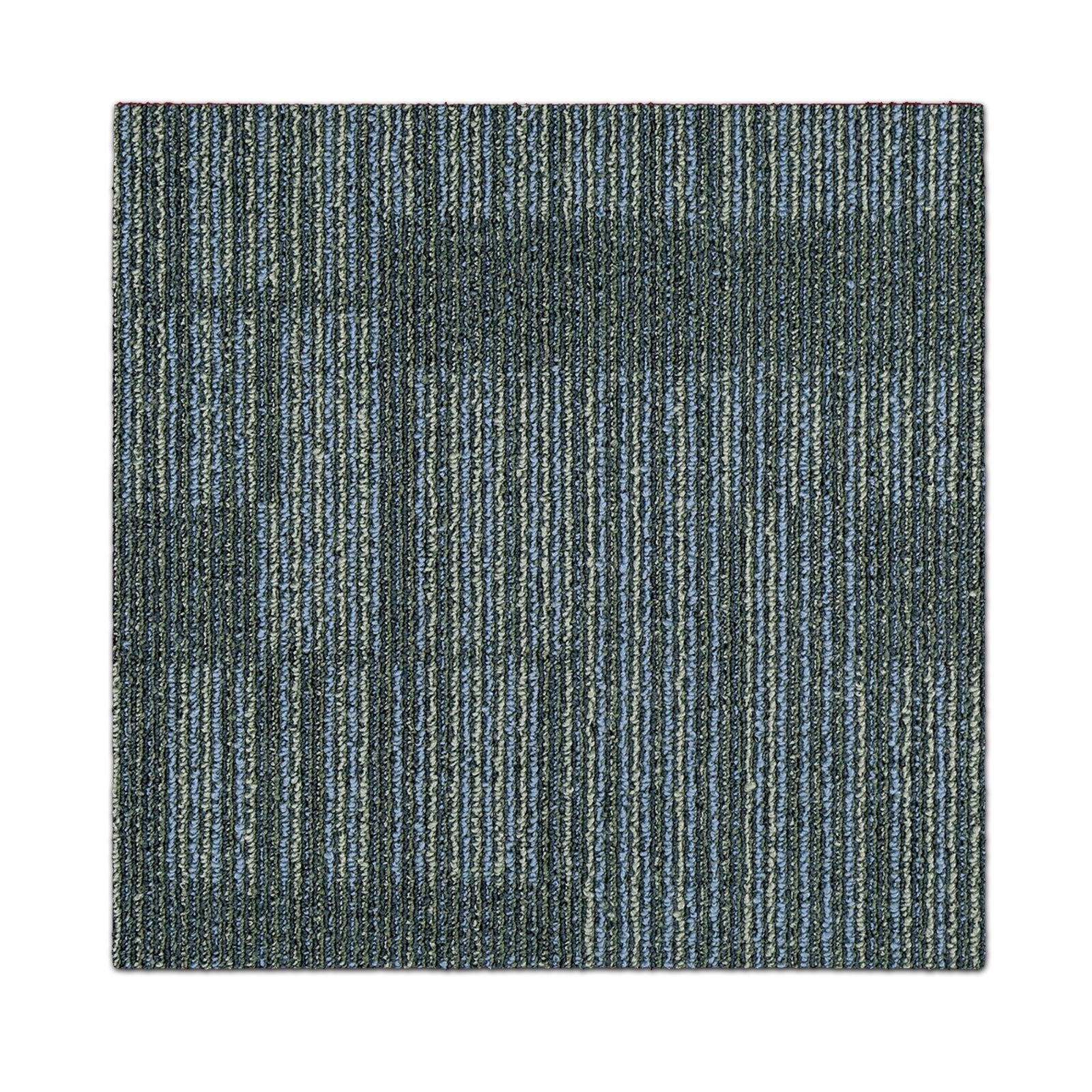 Dalles de moquette avec motifs, Autoposantes, Linz, Beige-gris, 50 x 50 cm - 2