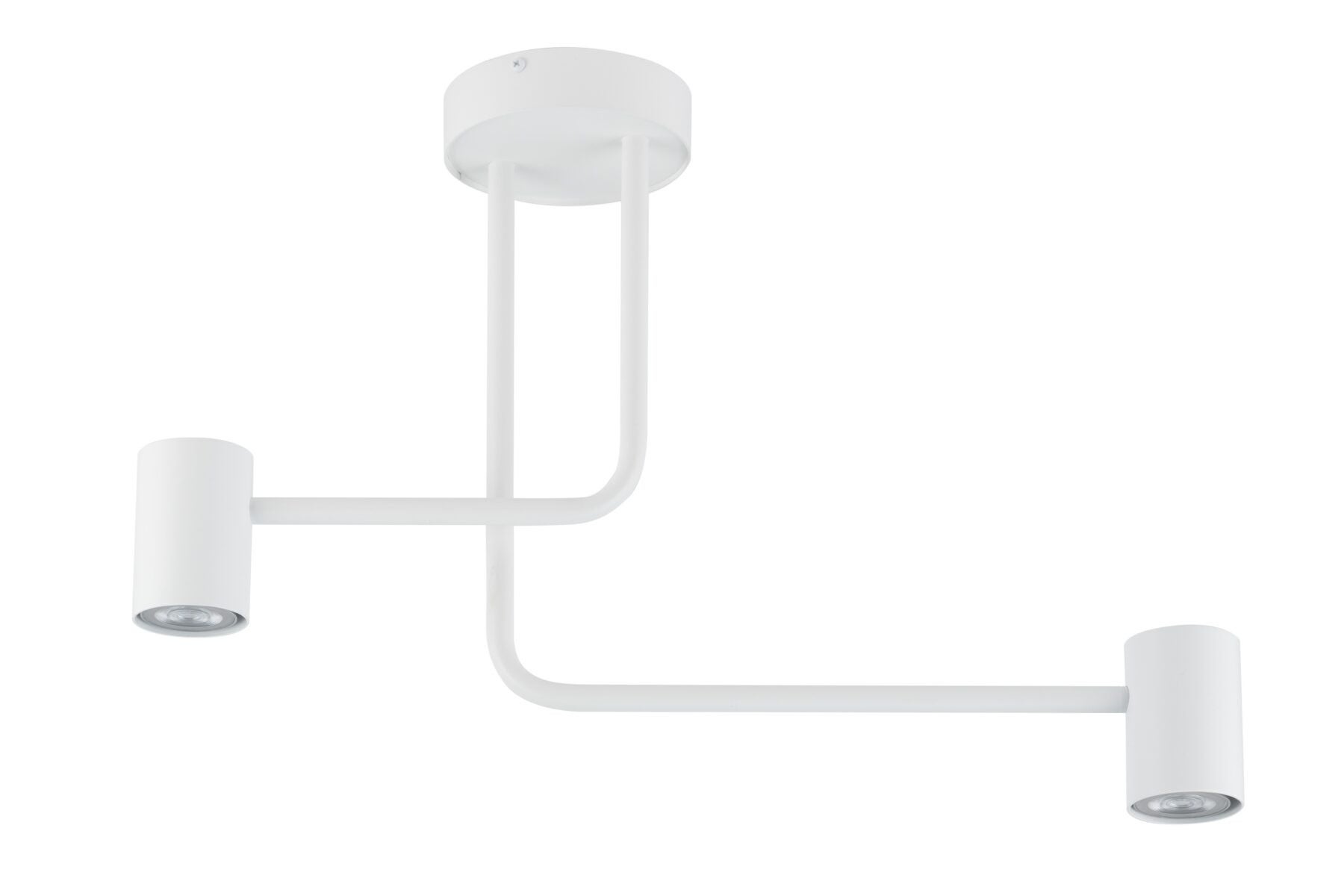 Lampa sufitowa wisząca Luis biała 2xGU10x25W dekoracyjna wym: 39 x 60 x 13 cm metal SIGMA