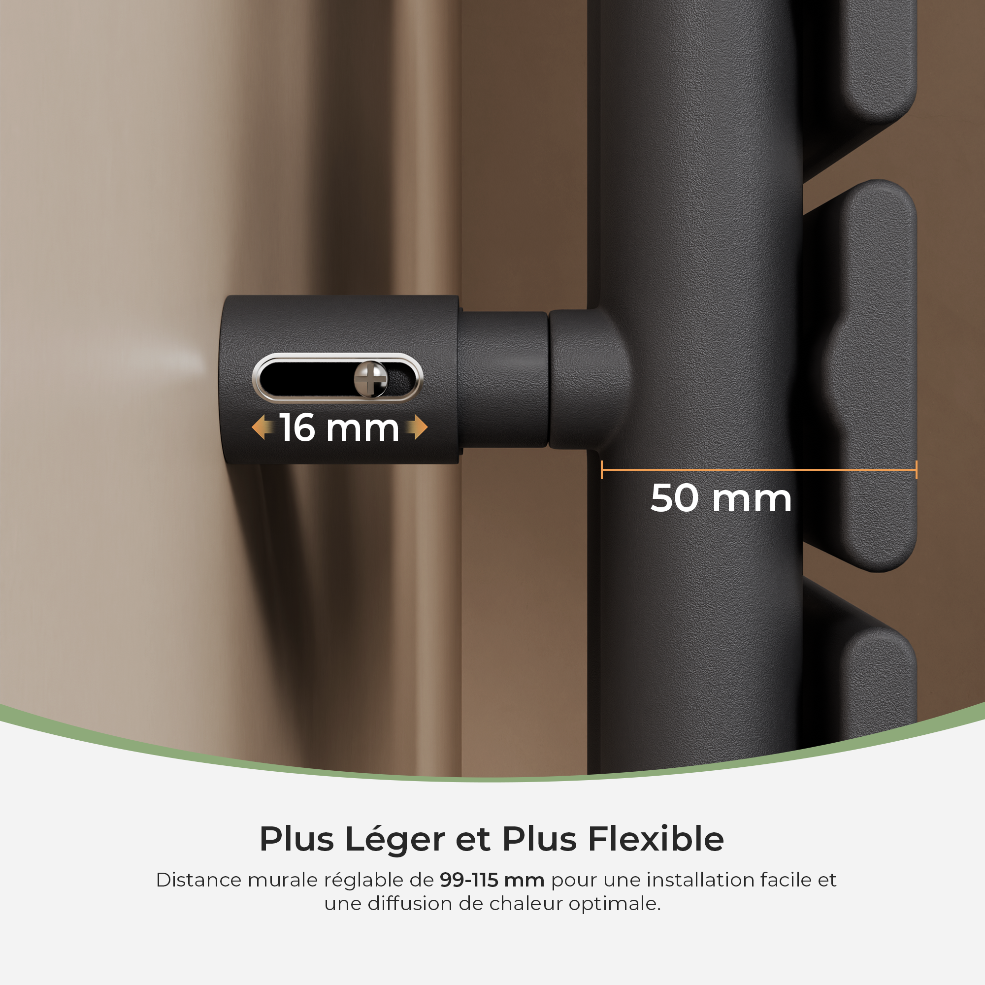 Scaldasalviette ad acqua calda Radiatore ad acqua calda in acciaio Antracite 1599x400mm 718 Watt - 5