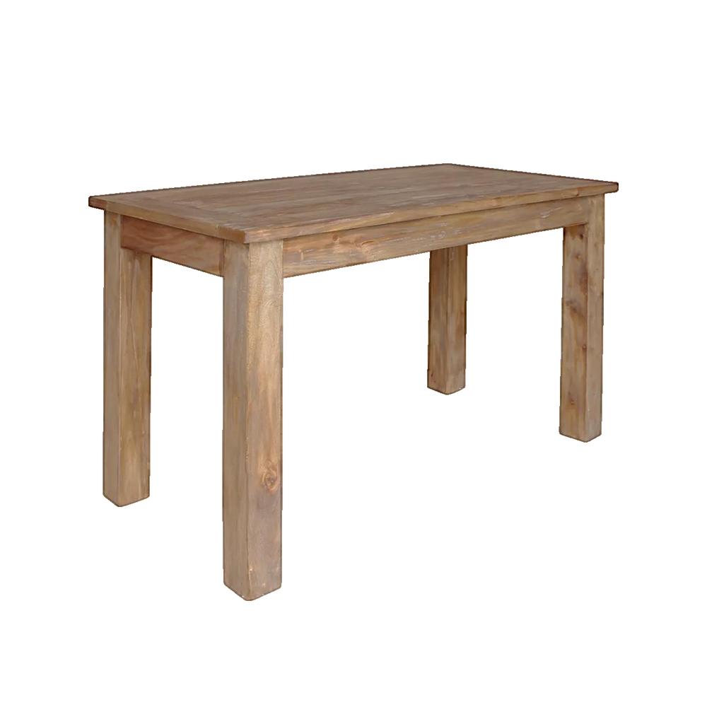 Vidaxl Mesa De Comedor De Madera Maciza Reciclada 120X60x77 Cm , Leroy Merlin