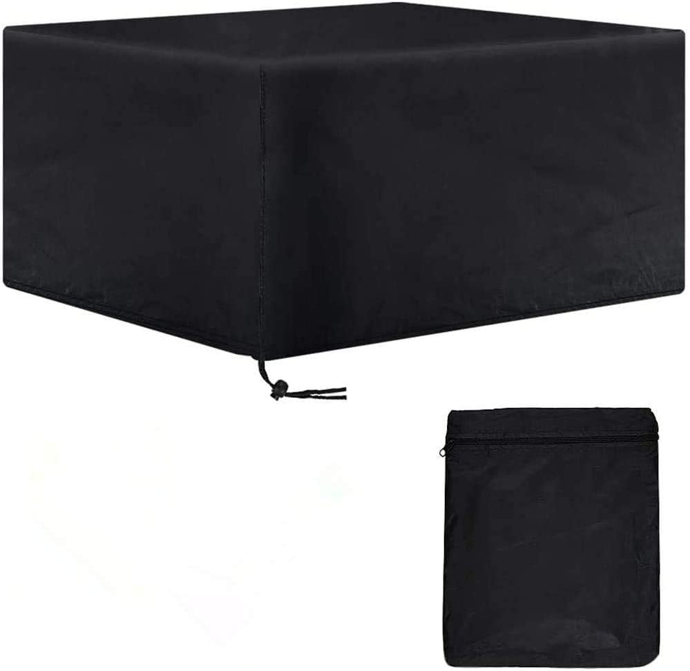 Pokrowiec na stół ogrodowy kwadratowy 180x120x74cm – Wodoodporna ochrona mebli ogrodowych 420D Trwała plandeka