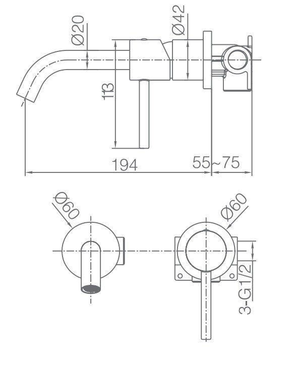 Grifo de lavabo monomando - 4