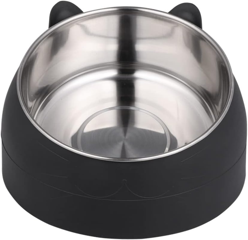 Miska dla psa - Miska dla psa - Stal nierdzewna -1 sztuka - Czarny