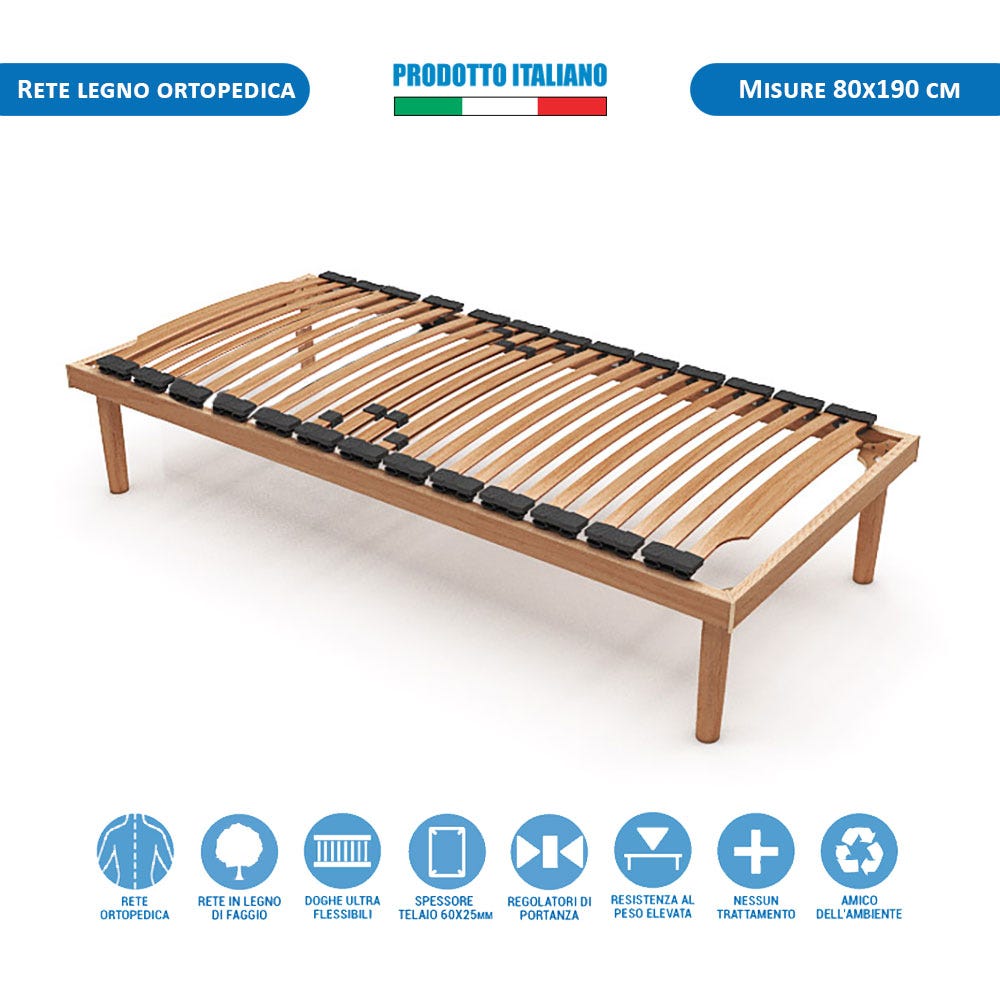 Doghe Letto Singolo Reti Da Letto Su Misura Rete In Legno