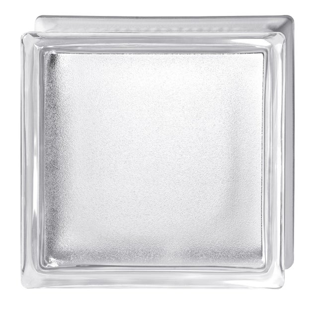 Bloco de vidro Mist Artic, tipo cetim interior | Dimensão 190x190x80 mm | Unidade de venda: caixa de 6 peças