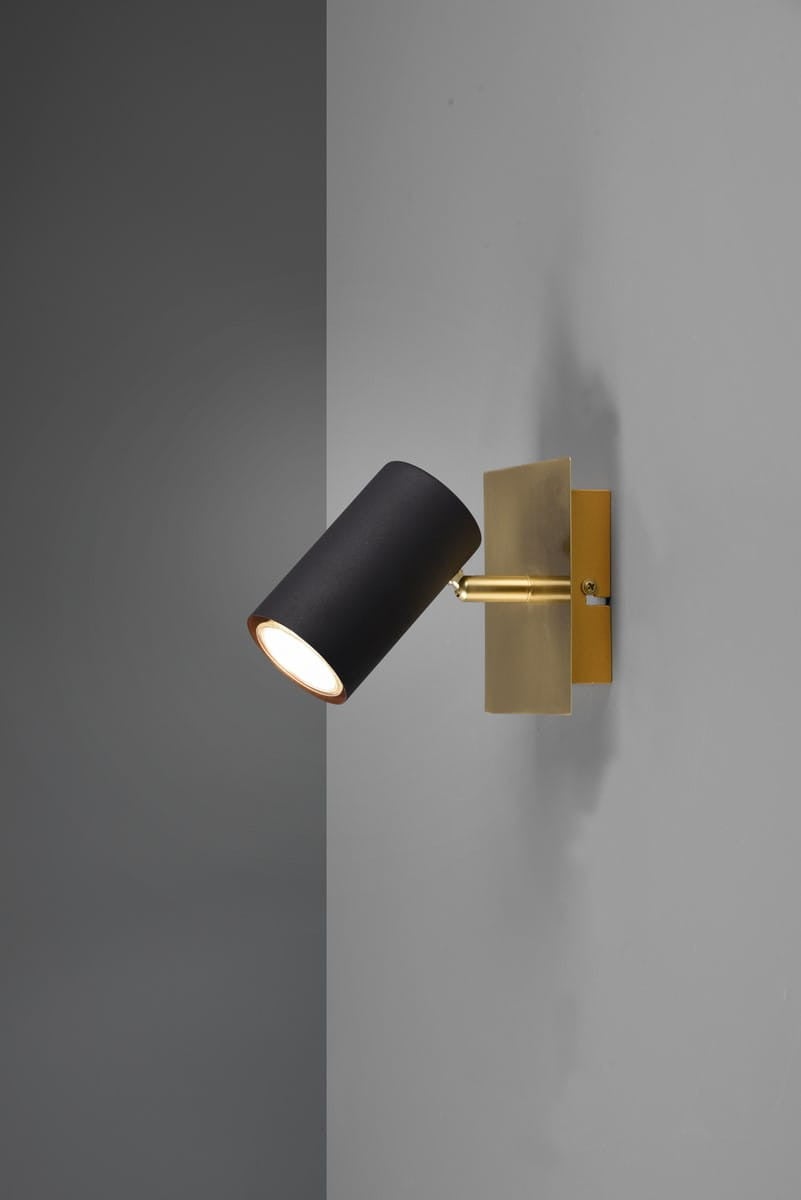 Applique Trio Marley Métal Noir Et Or - 2