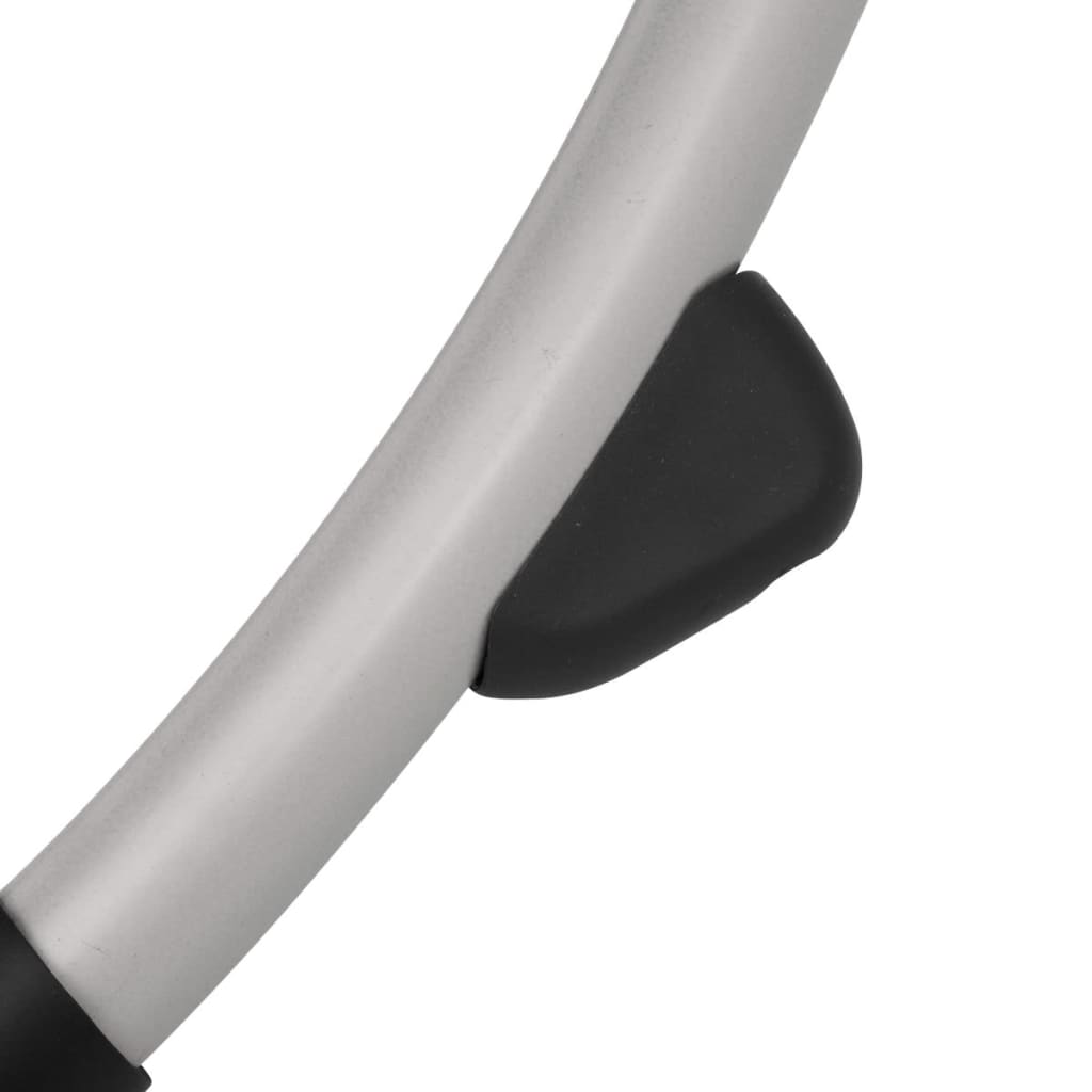 Sdraio sedia a sdraio prendisole lettino da giardino terrazza geometrico mobili da esterno acciaio nero e 02_0012778 - 6