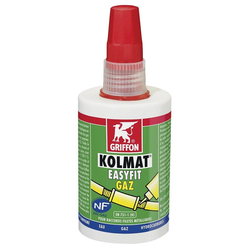 KOLMAT® EASYFIT GAZ étancheité et blocage anaérobie certifié NF RAC GAZ ...