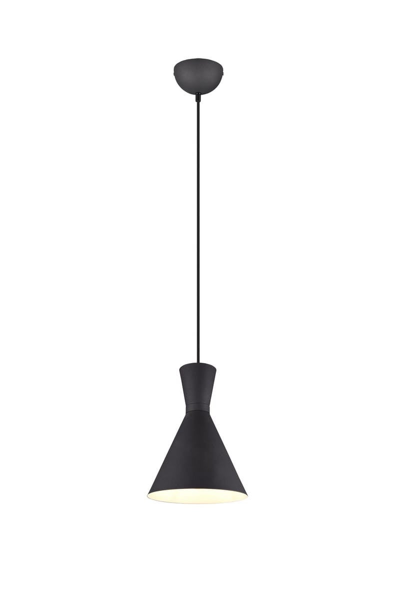 Lampa wisząca ENZO czarna 1xE27x28W metal wym:150x20x20cm IP20 RL