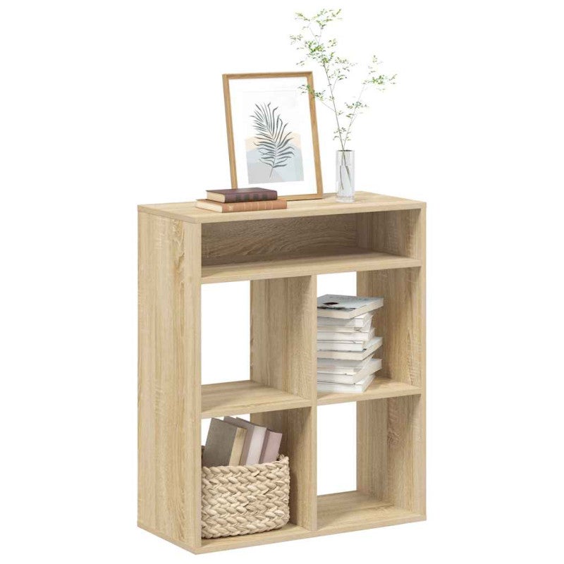Regał na książki dąb sonoma 80x35x76 cm materiał drewnopochodny vidaXL