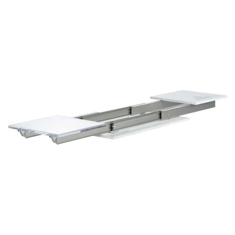 ITAR Coulisses Table Aluminium - Ouverture 840mm - Longueur Lame 3L600 - Pour Table à Ouverture Centrale