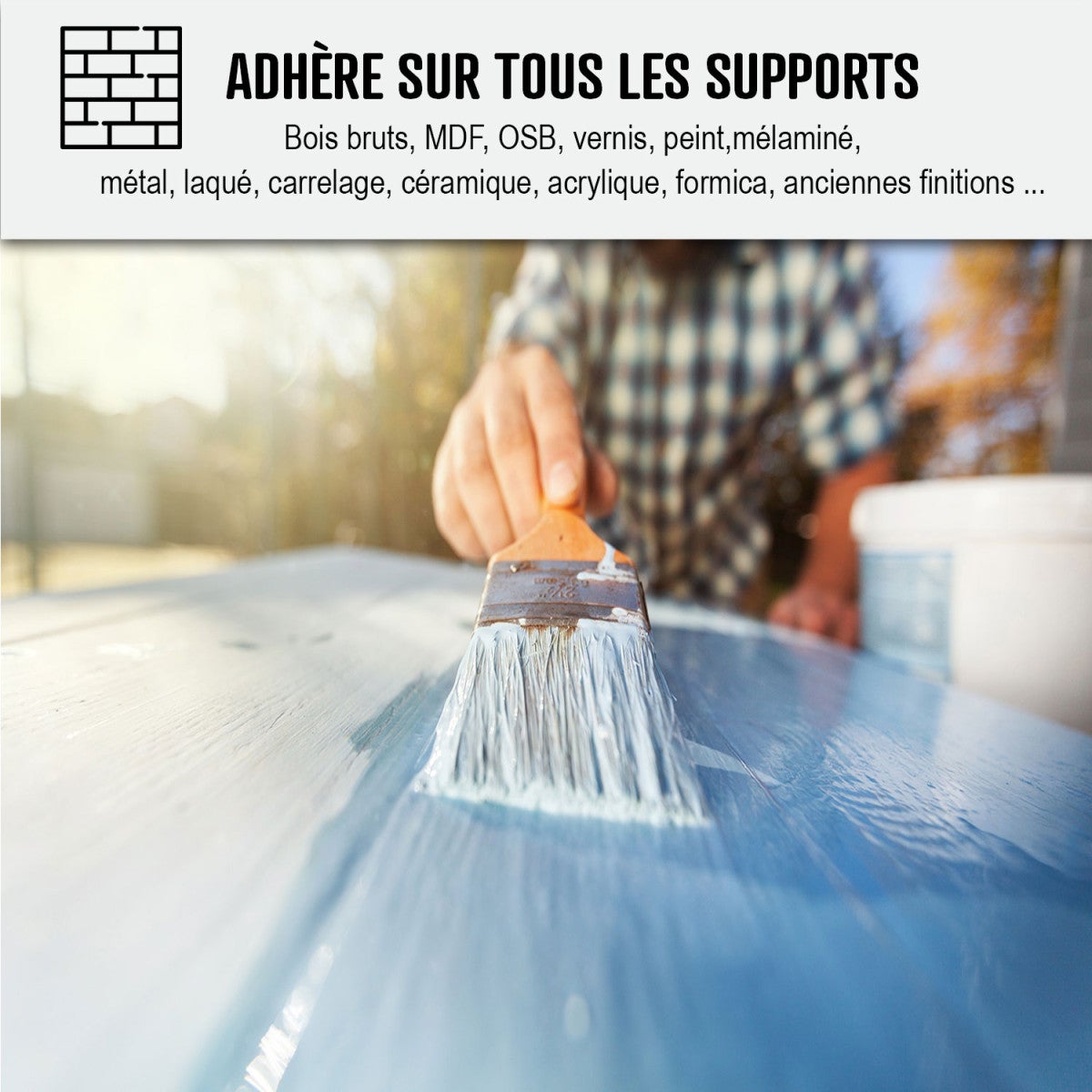 Peinture Meuble Cuisine, Salle de Bain - ARCAPOXY MEUBLE - 1 kg (jusqu'à 12 m² en 2 couches) Blanc - RAL 9003 - ARCANE INDUSTRIES - 5