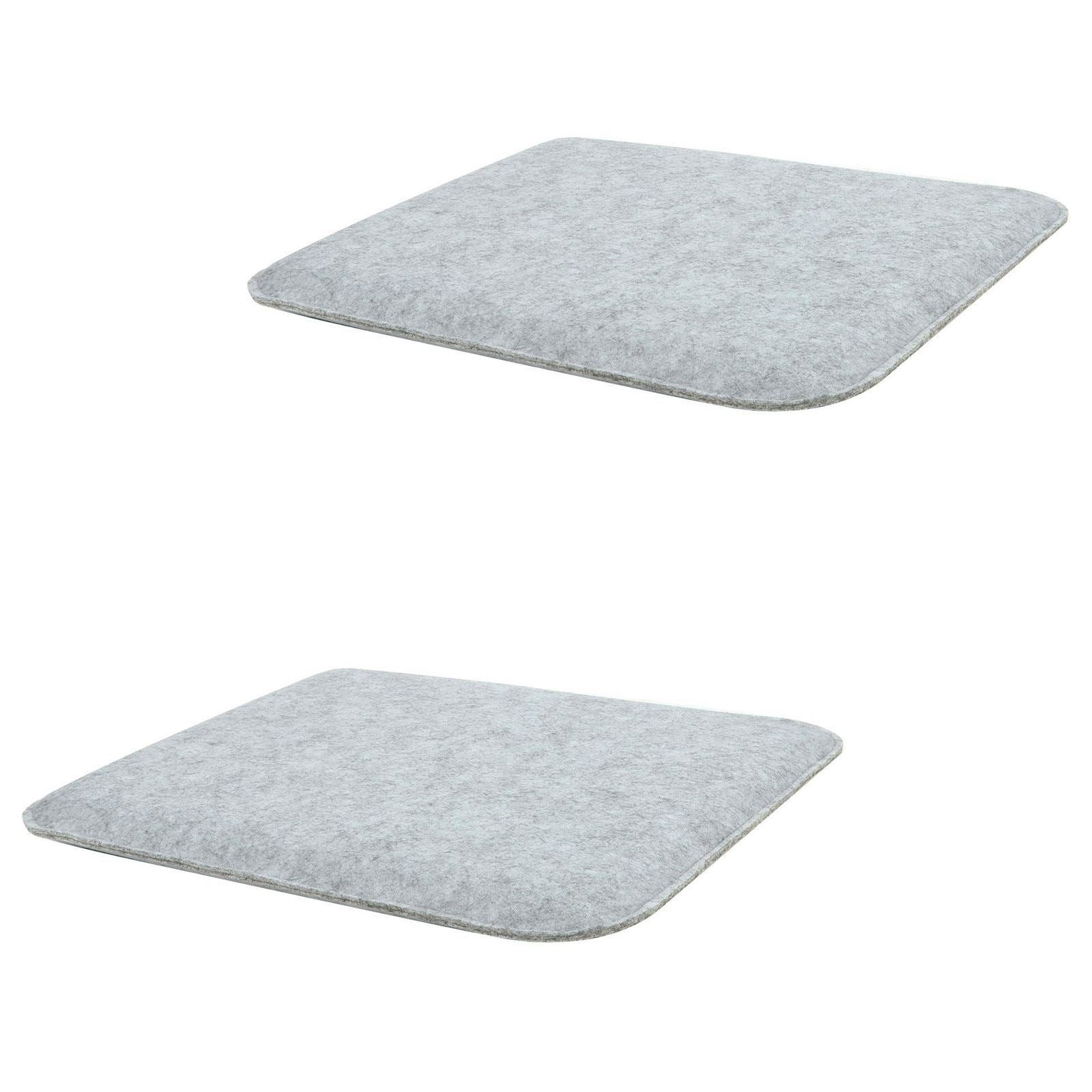 Lot De 2 Coussins D'assise Pliables – 39,5 X 28,5 Cm, Tissu Oxford, Imperméables, Pour Camping Et Pique-nique