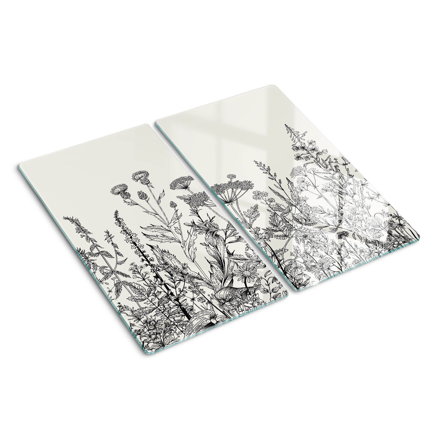 Tulup Planche De Cuisine En Verre 2x40x52 - Fruit Sur Bois