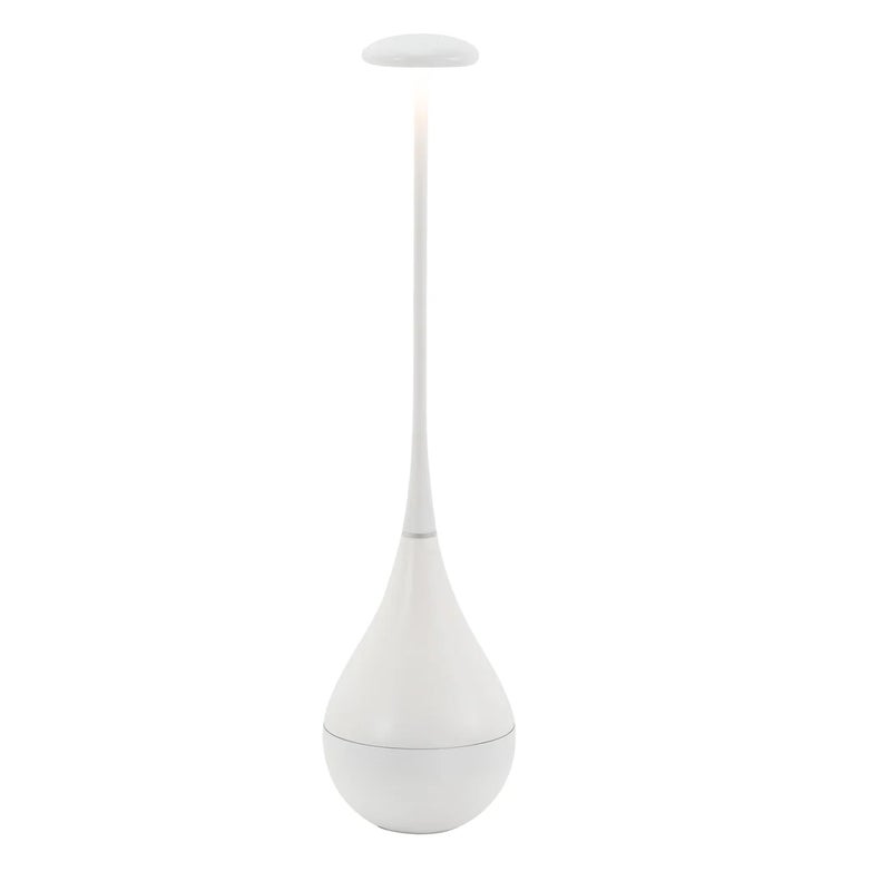 Zdjęcia - Żyrandol / lampa Zafferano Dondolina - Lampa stołowa LED z akumulatorem IP65, bezprzewodowa, ściemniacz dotykowy - włoski design, kolor biały