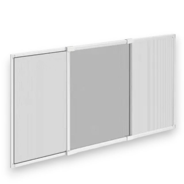 Zanzariera a pannello estensibile bianco per esterno e interno - 40x50 cm