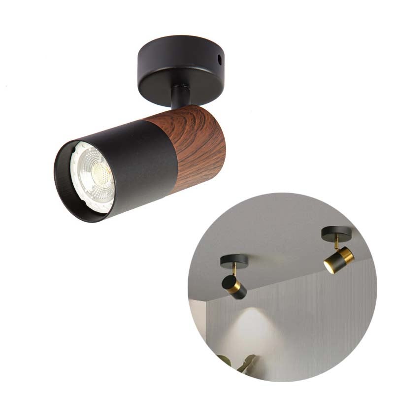 Plafon LED Nordic 1 szt., regulowany reflektor GU10, nowoczesne oświetlenie powierzchniowe do salonu, kuchni lub sypialni, bez żarówki