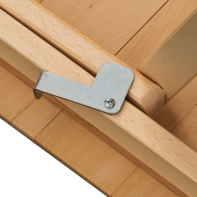 MilaniHome.it - Tavolo Da Giardino Pieghevole Salvaspazio In Legno 70x140di coloreMarrone - 4