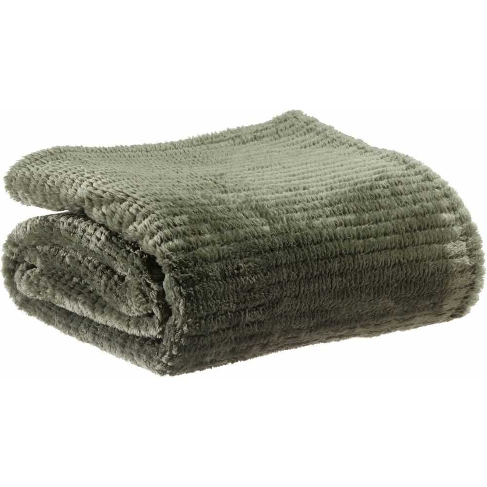 Stof - Plaid -Taille 130x160 c -100% Polyester - Couleur Canard - odèle Doudou - Couverture
