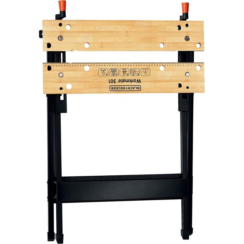 Black & Decker - Établi portable Workmate® 760 mm, charge max. 160 kg - WM301 BLACK & DECKER - 3