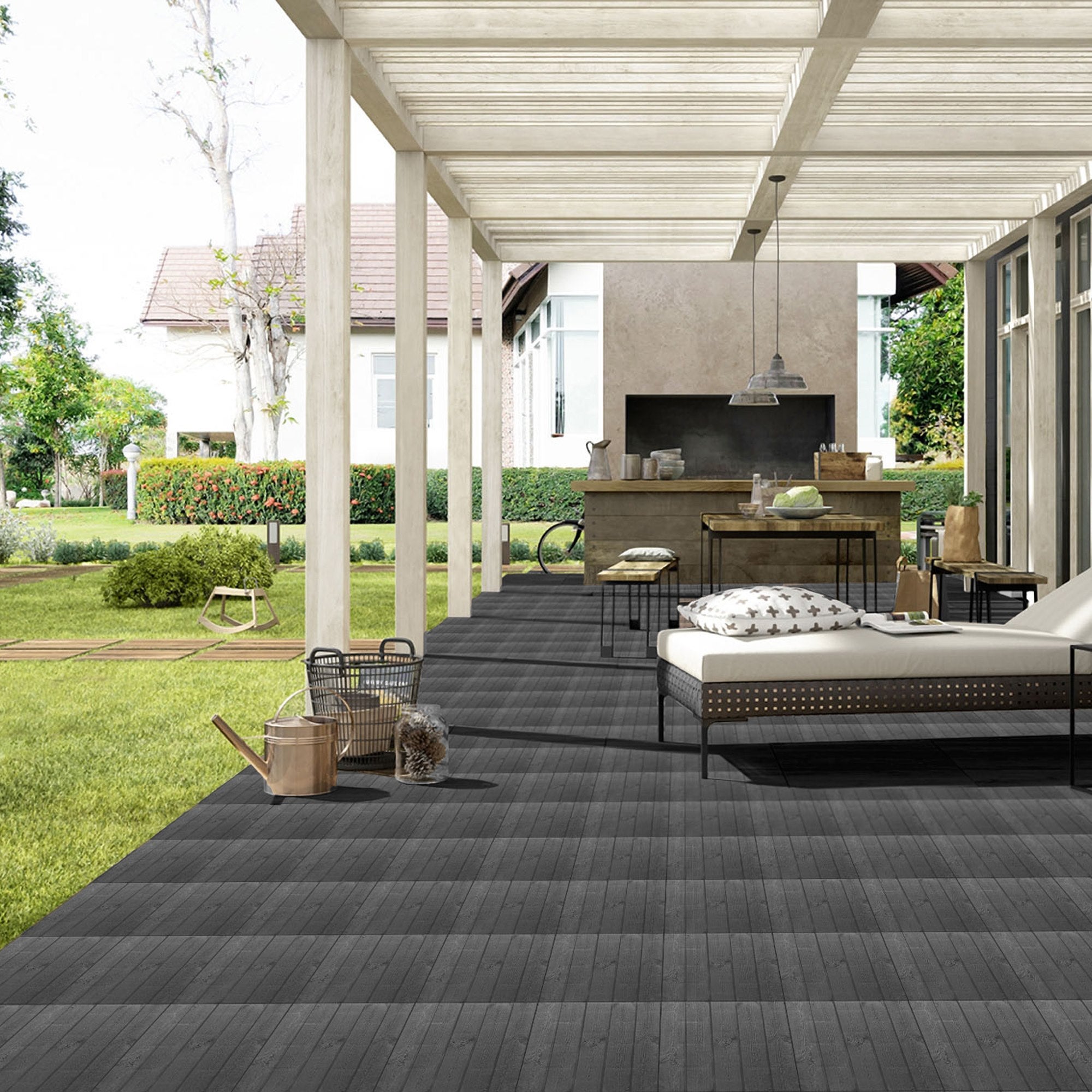 Dalle PVC clipsable autoportante 