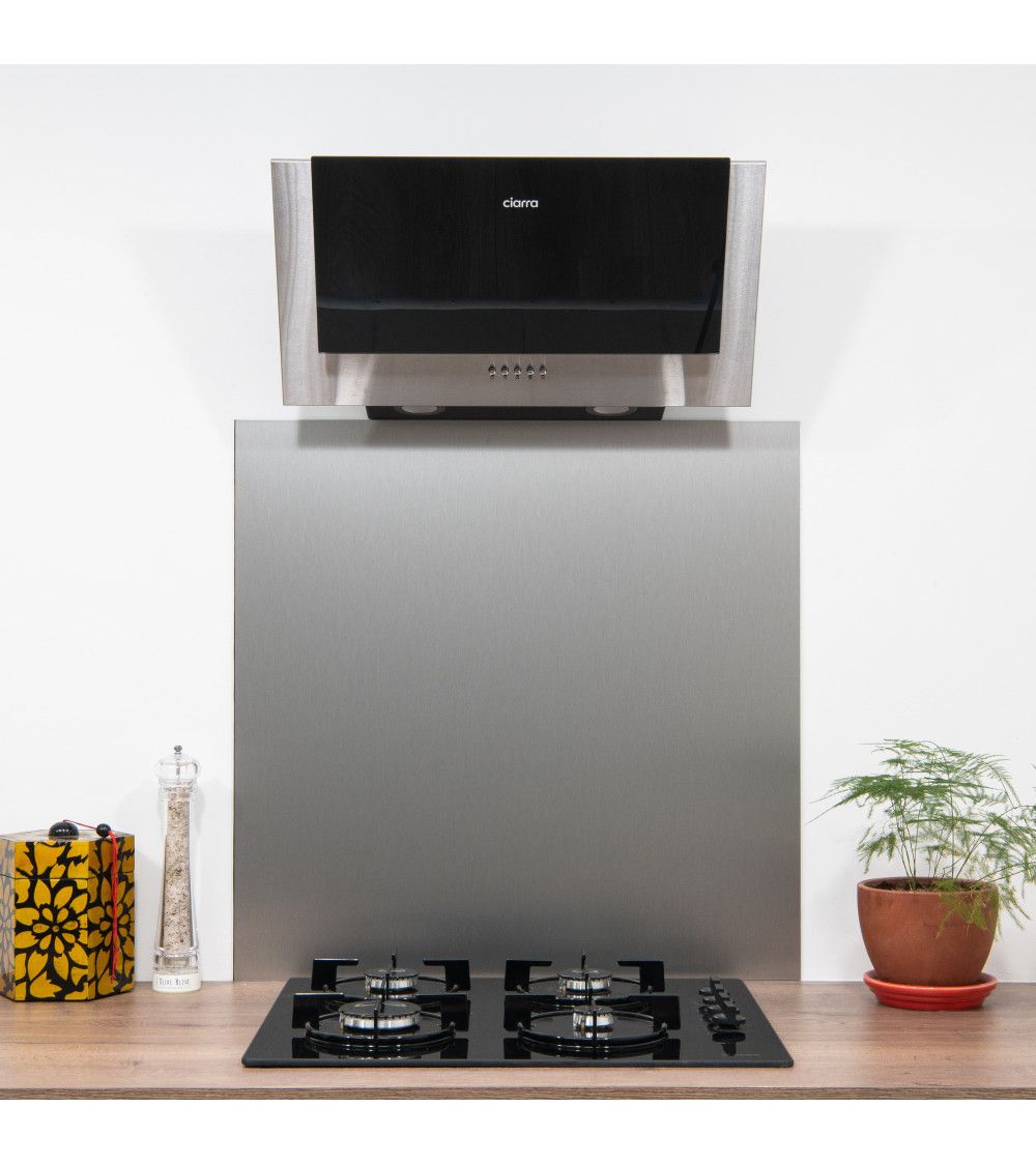 Crédence Inox Brossé H 60 Cm X L 60 Cm De 1mm