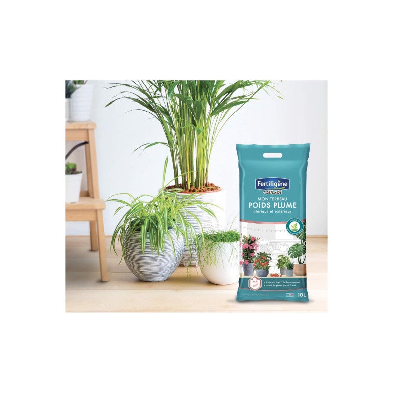 Terreau poids plume FERTILIGÈNE - Toutes plantes - 10L - 3