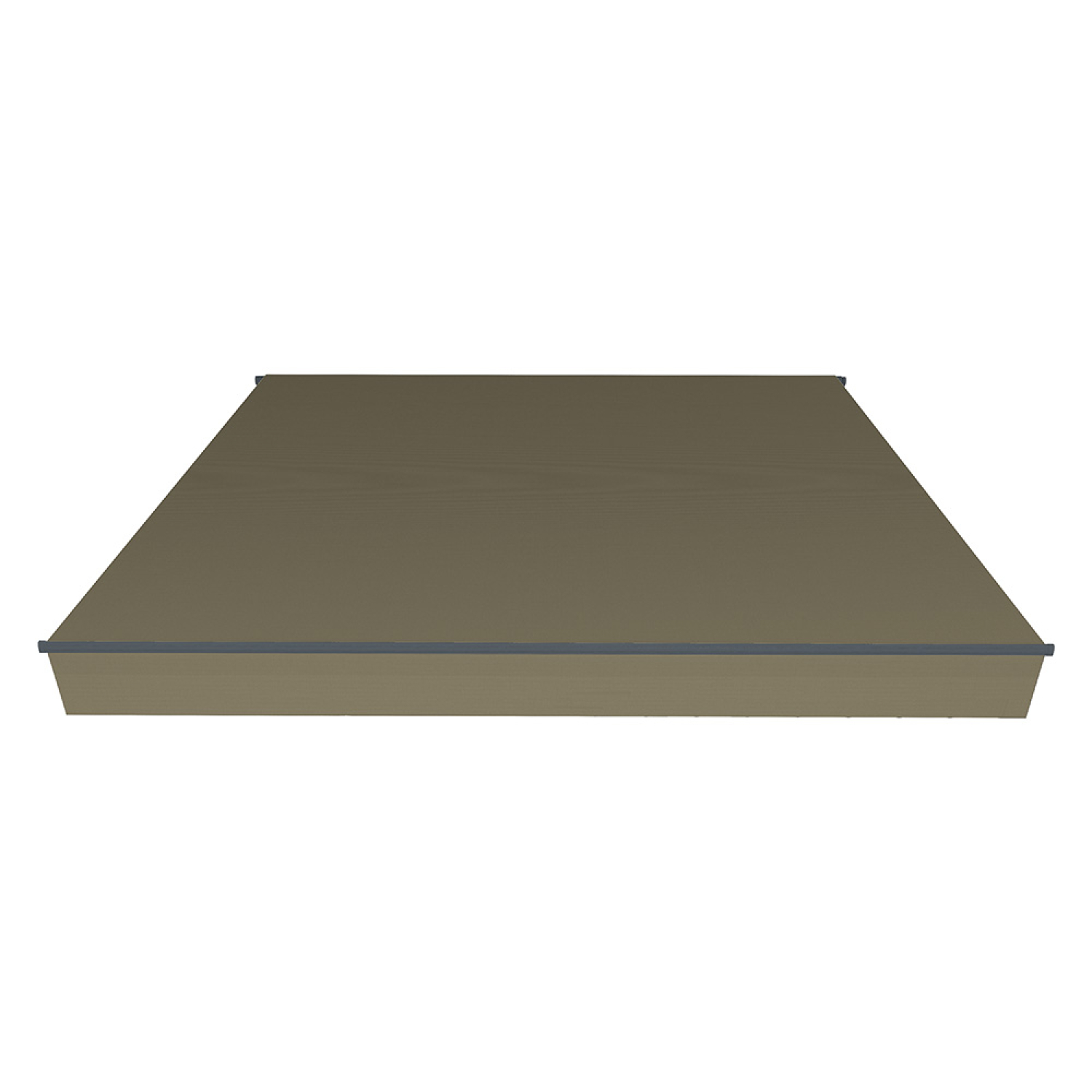 Store banne manuel 2,95 x 2,5 m en aluminium avec toile taupe ADRO - 5