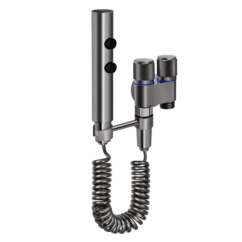 Doccetta Per Bidet Telescopica 40-200 Cm - Senza Trapano, Con Tubo Flessibile - Foto 11